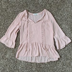 Black Rainn Pink Blouse
